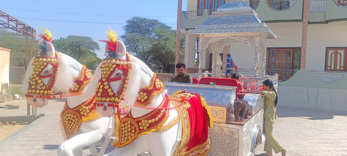 बीकानेर: एक करोड़ की लागत से बना खाटू श्याम का अलौकिक रथ, भक्तों में उत्साह